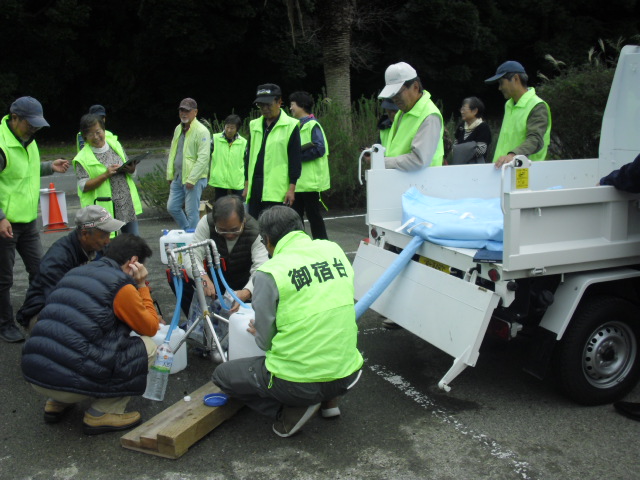 千葉県御宿町防災訓練
