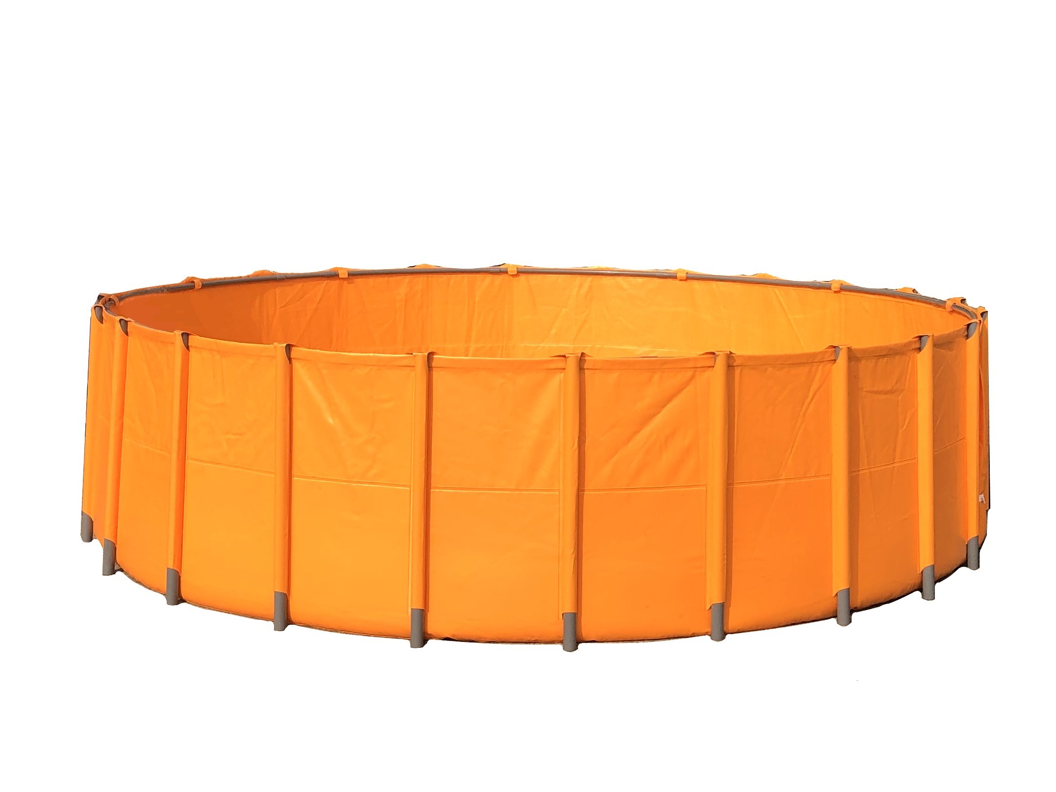 組み立て丸水槽 PICK UP商品の紹介】 丸型くみたてそう10,000L 一時的な10t大容量水槽